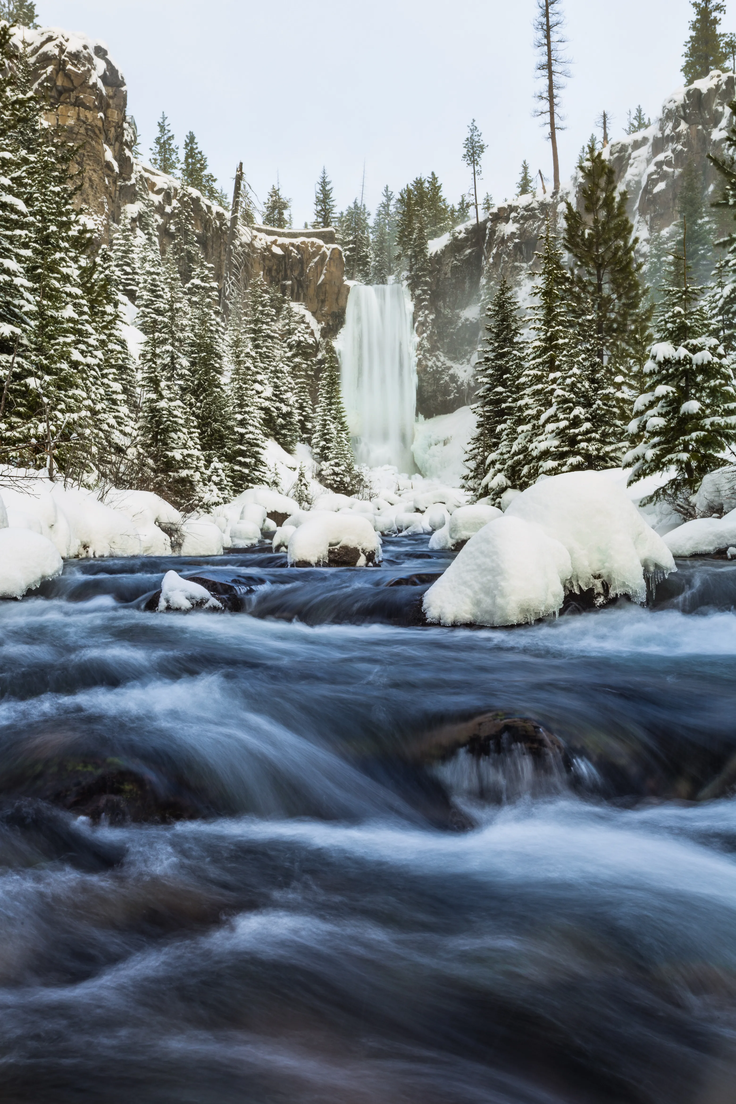 Snowshoe or XC Ski to Tumalo Falls