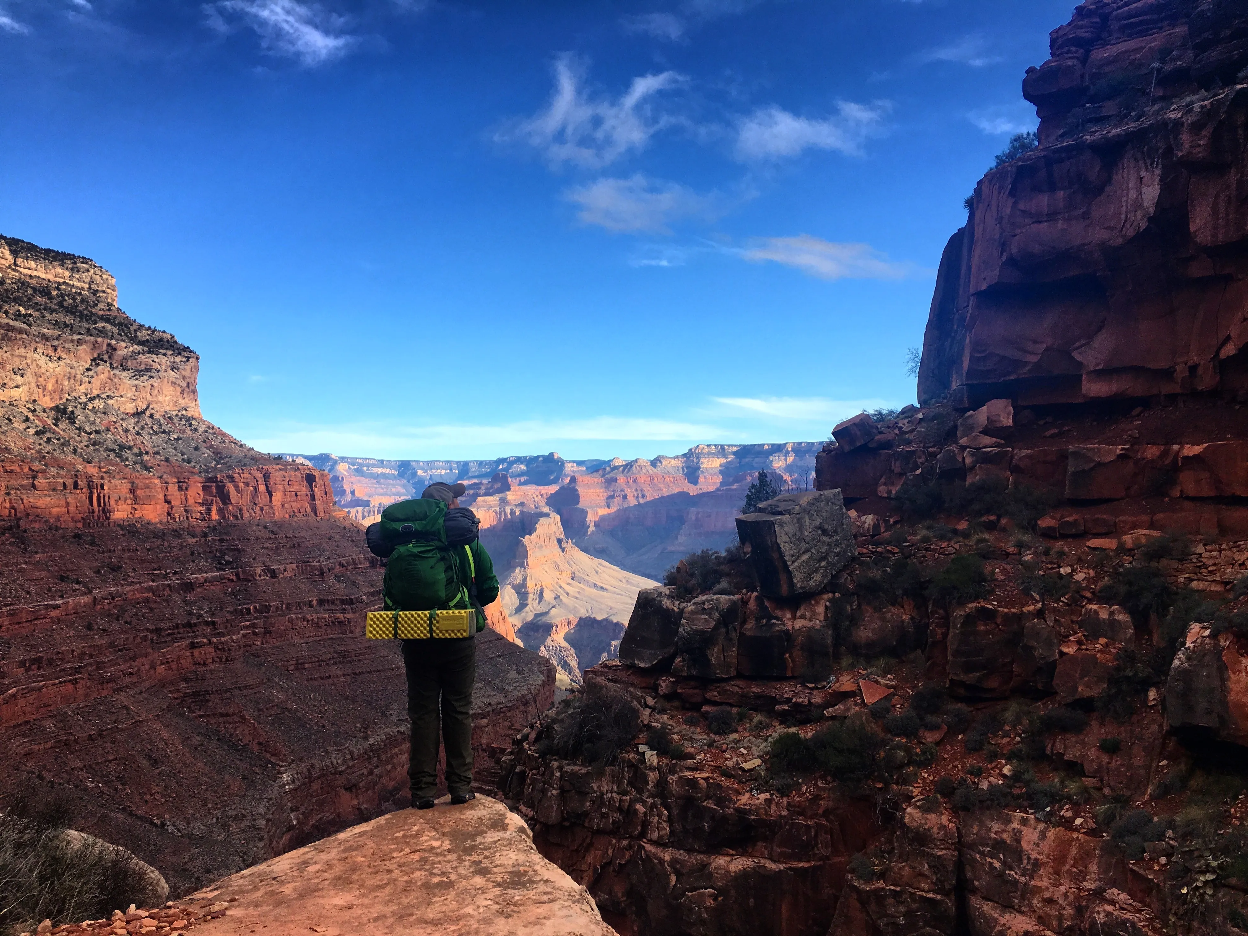 Backpack Hermit Trail into the Grand Canyon