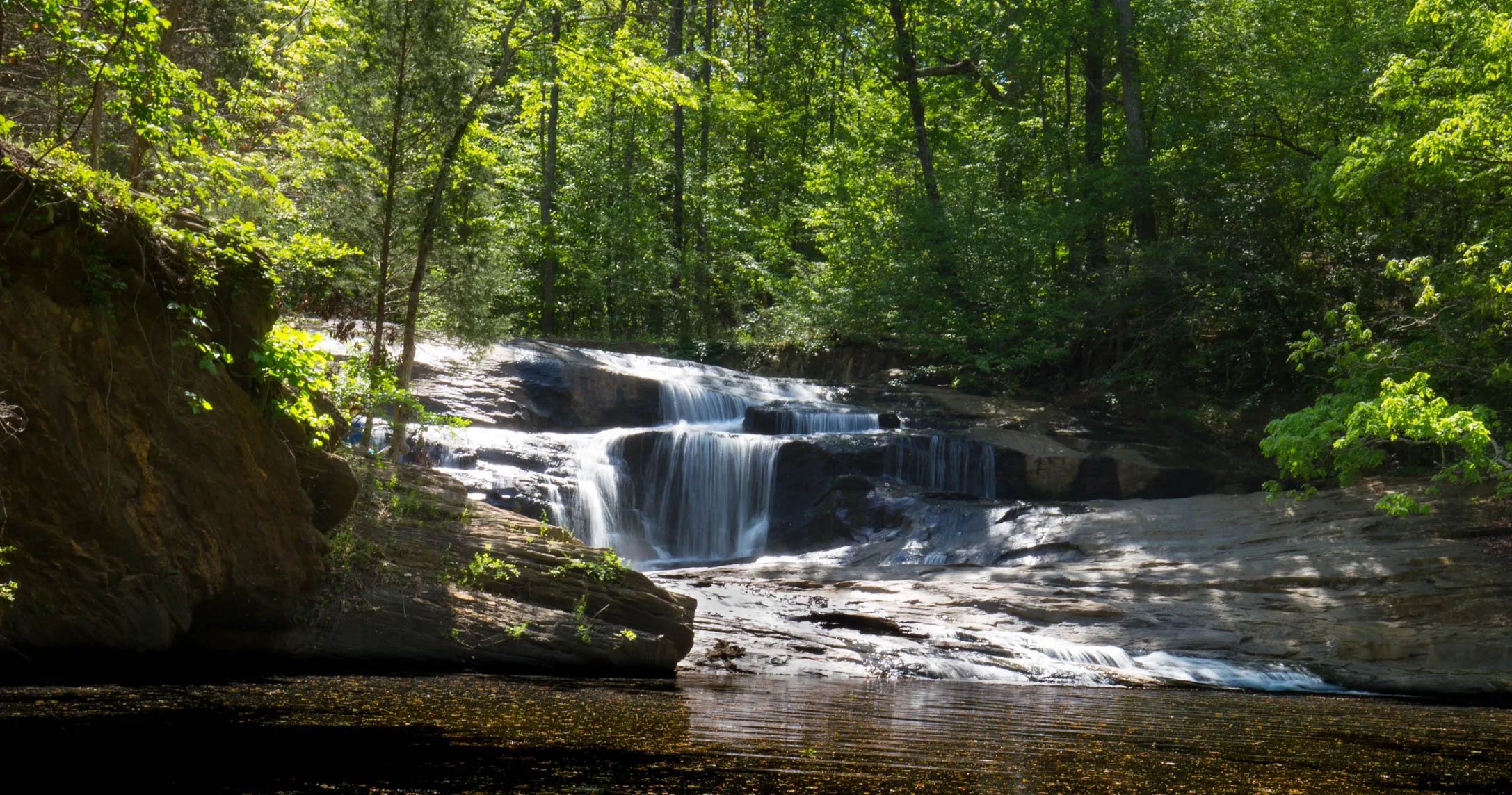 Kayak to Lake Allatoona Waterfall