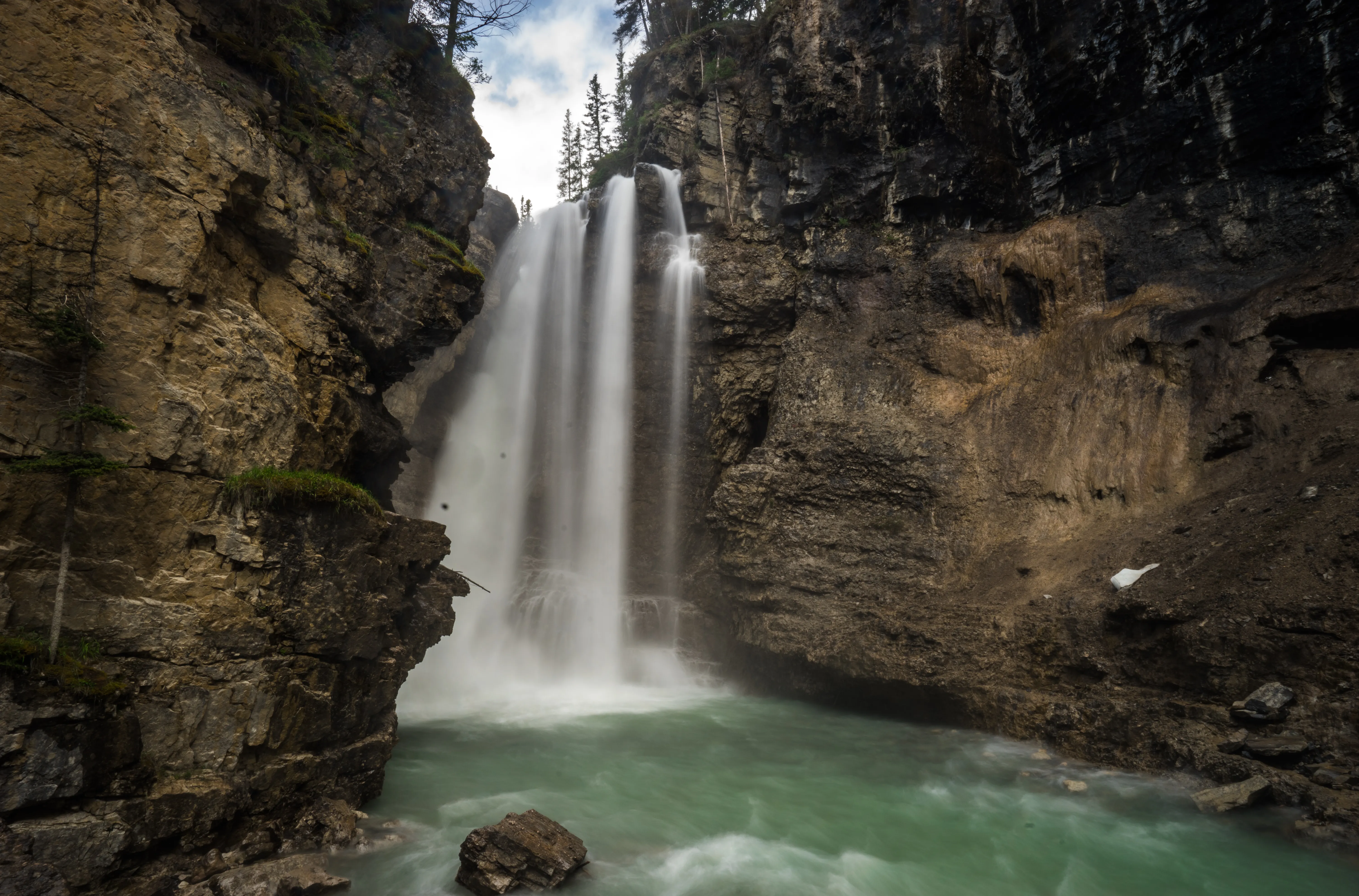 Johnston Canyon Lower and Upper Falls