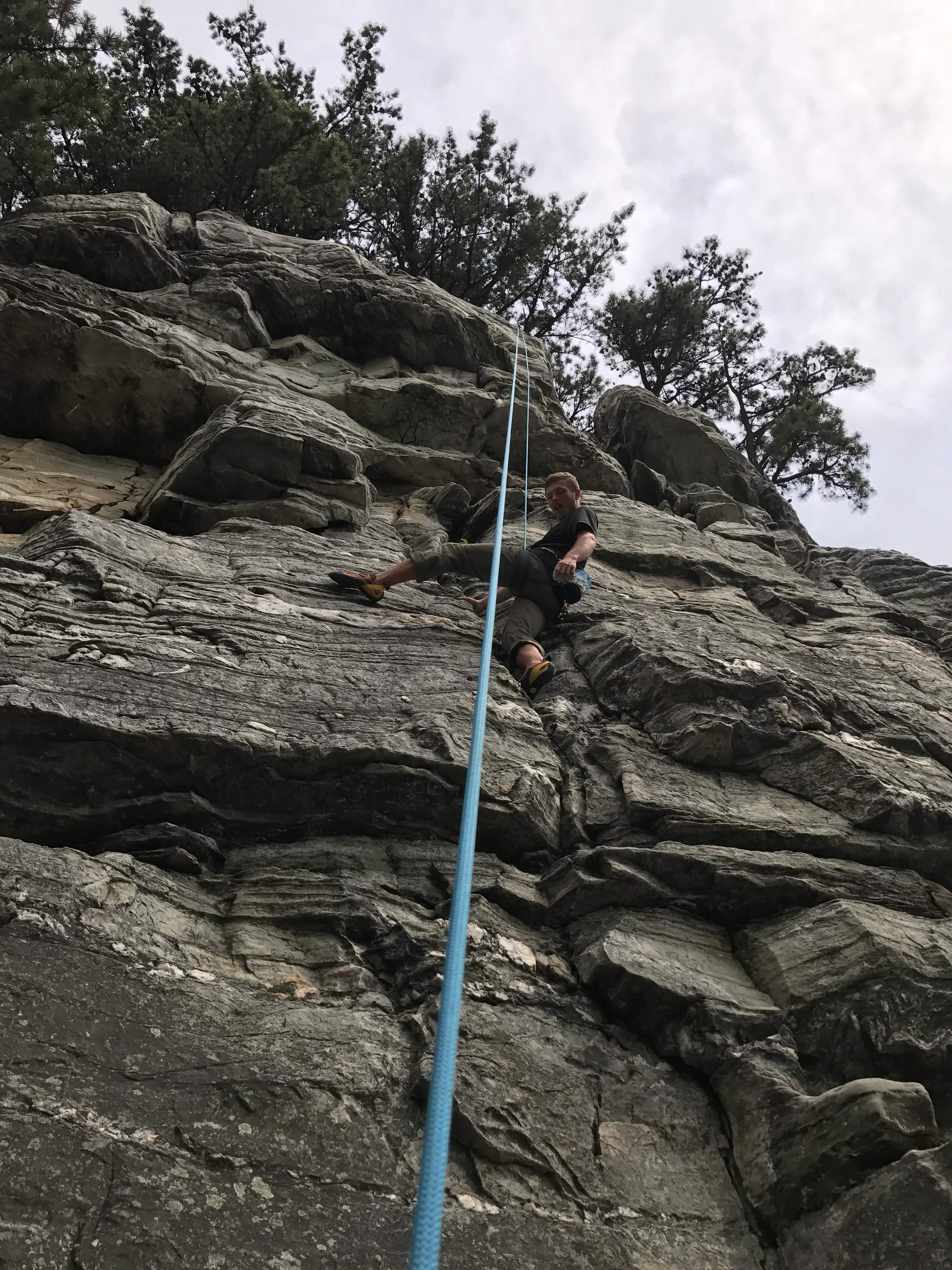 Rock Climb at Pilot Mountain SP