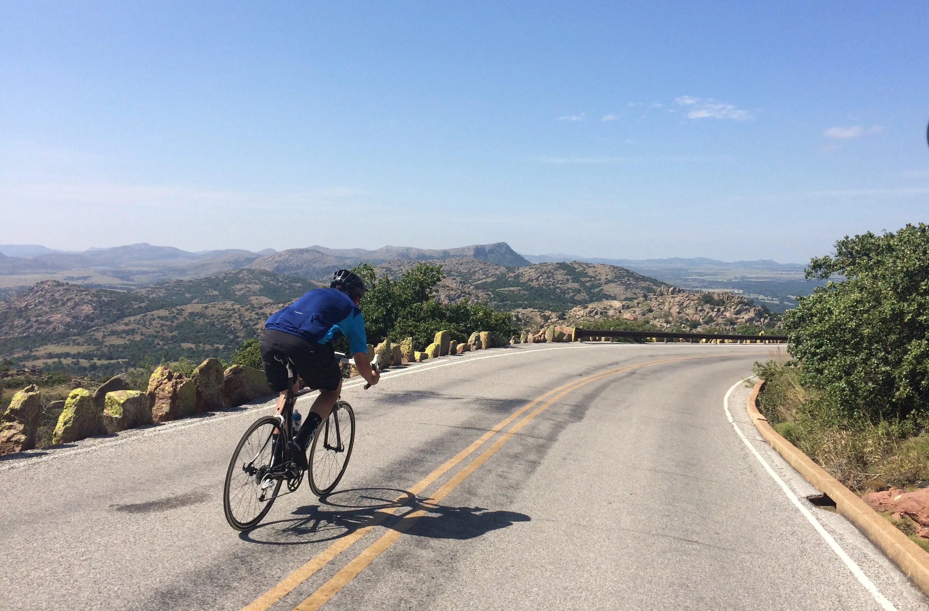 Bike Mt. Scott in the Wichita Mountains