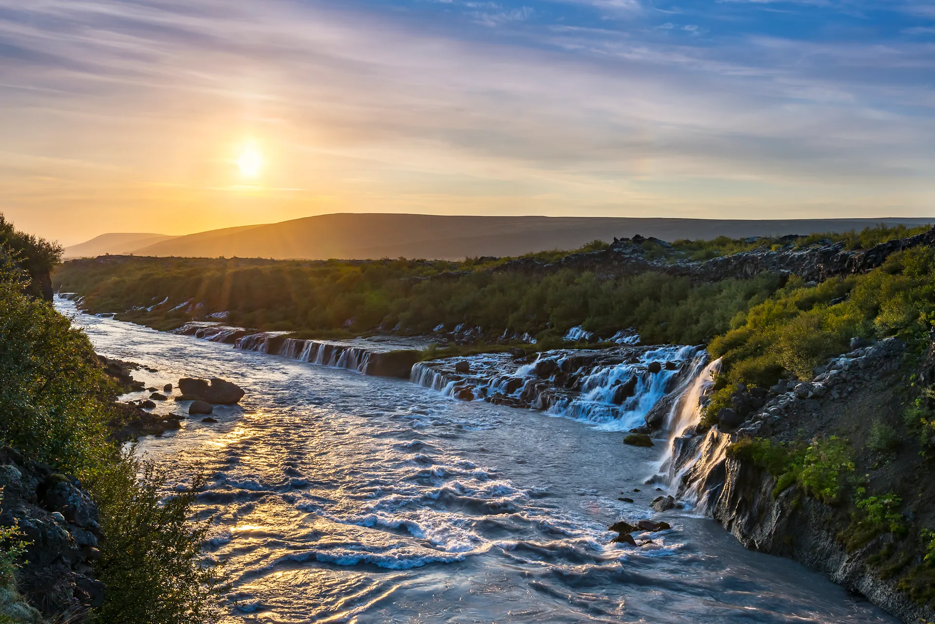 Hraunfossar (Lava Falls)