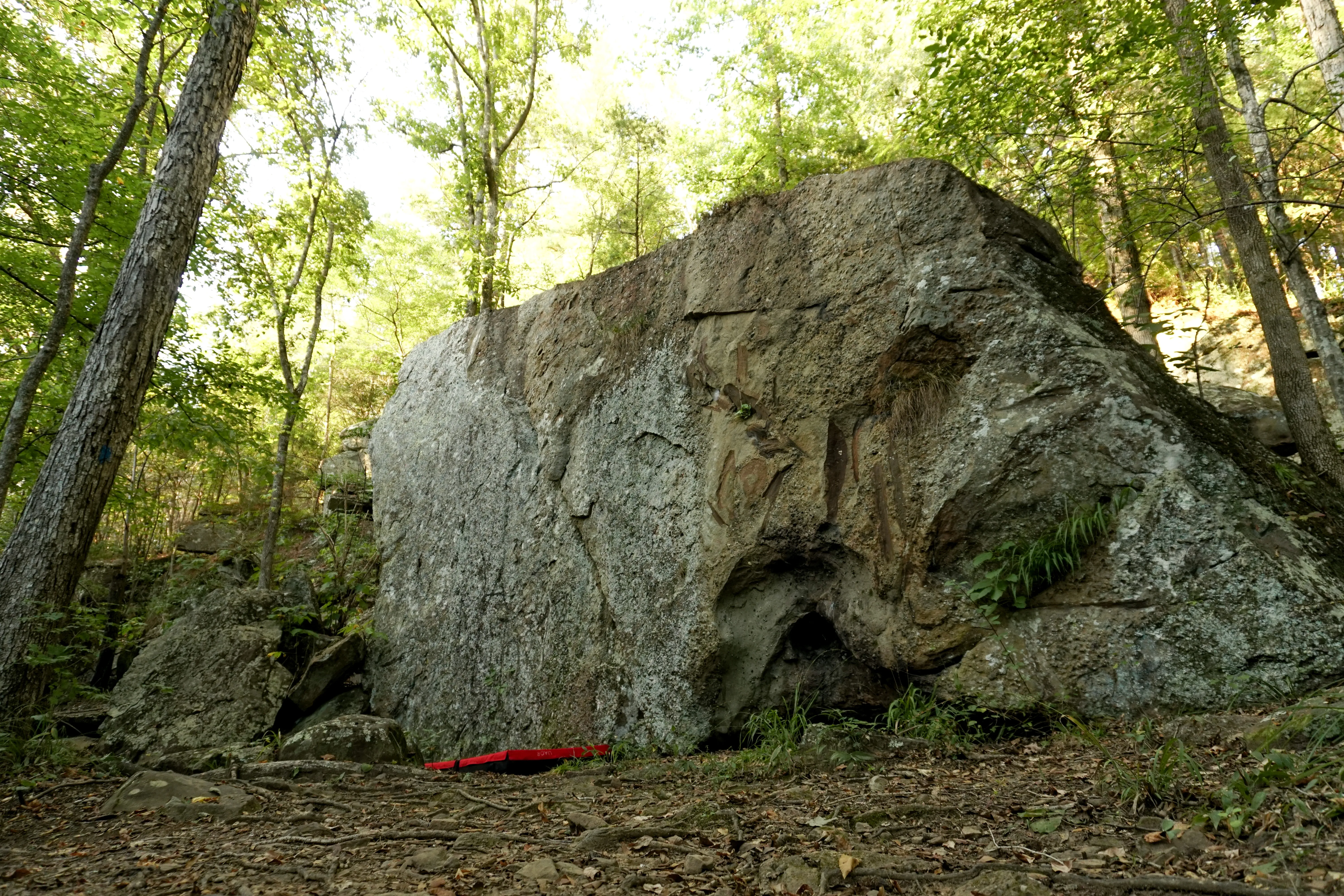 Boulder at Hurricane Creek Park