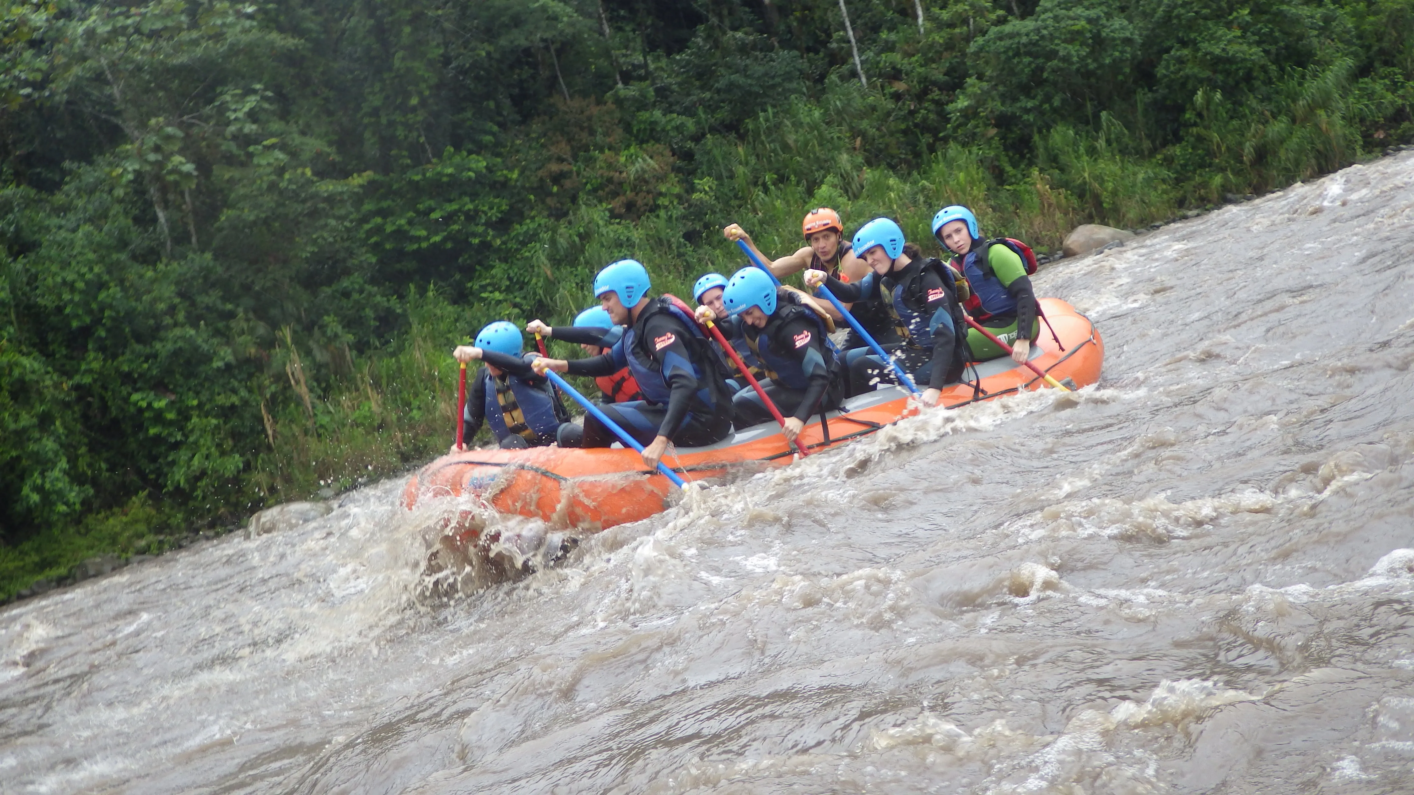 Rafting in Pastaza River, Baños de Agua Santa